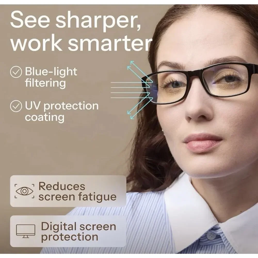 Gaoye 1.5 Professional Reading Glasses for Women Blue Light Protection